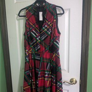 Trashy Diva - Mad Plaid Streetcar - Size 14 NWT